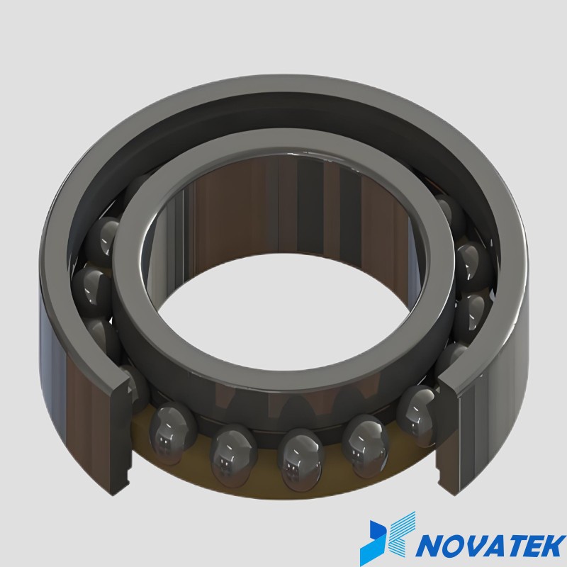 Silicon nitride ceramic full ball bearing